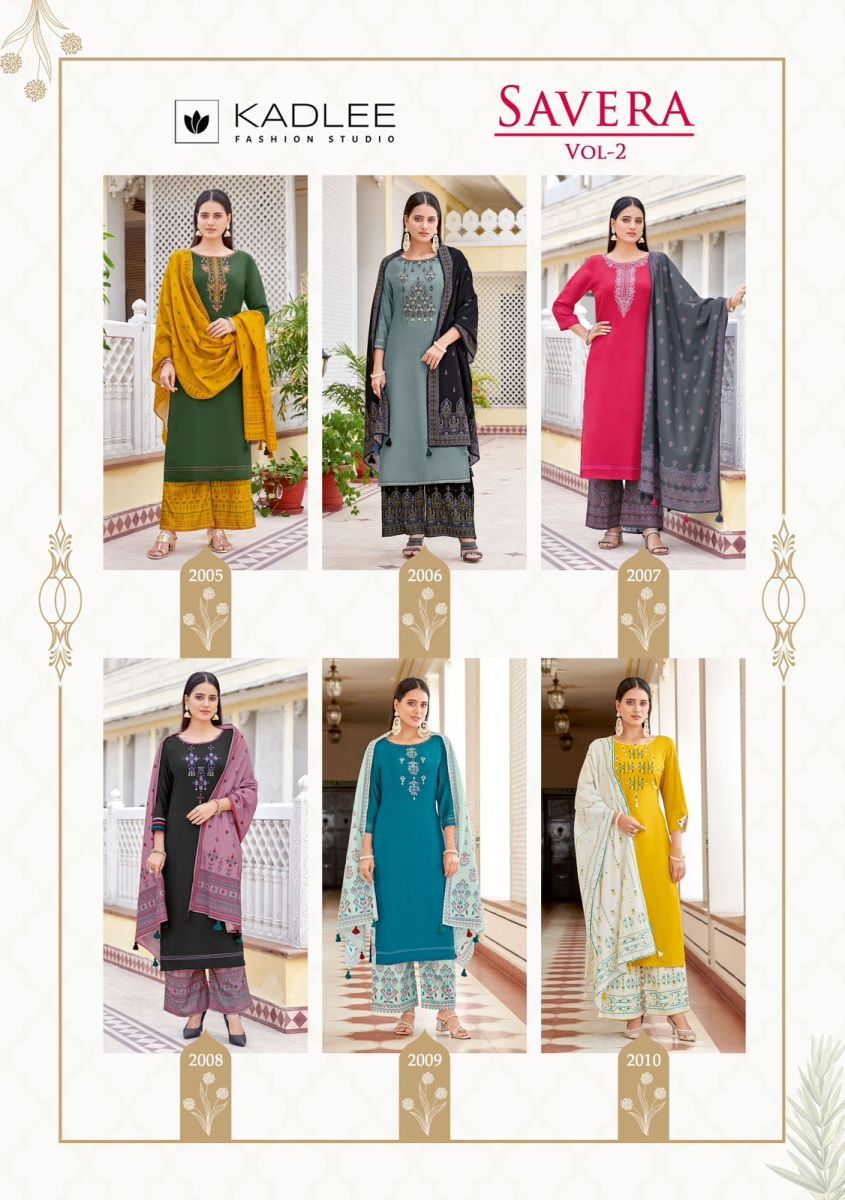 KADLEE-SAVERA-VOL-2-RAYON-EMNBROIDERY-KURTI-WHOLESALER-IN-SURAT-1