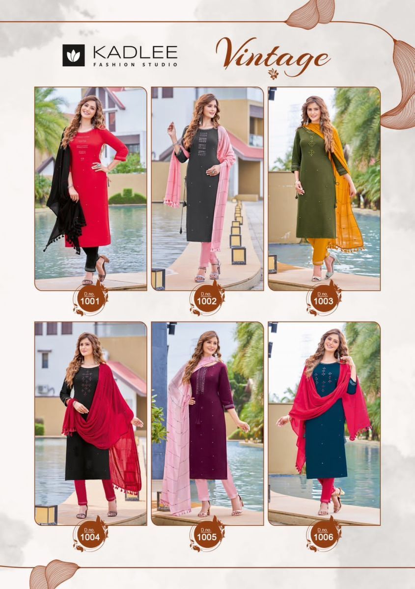 KADLEE-VINTAGE-KURTI-PANT-WITH-DUPATTA-MANUFACTURER-SURAT-3