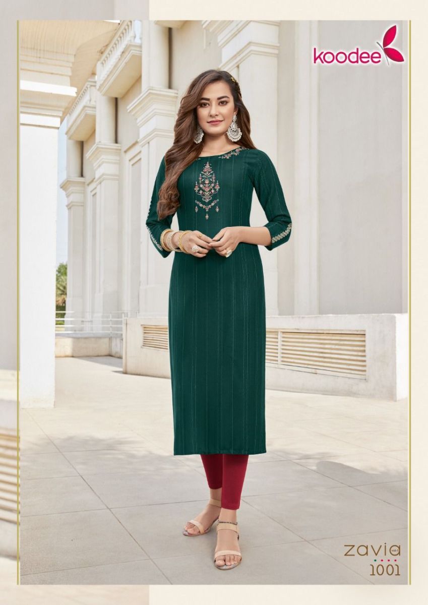 KADLEE-ZAVIA-FANCY-VISCOSE-EMBROIDERY-KURTIS-MANUFACTURER-SURAT-4