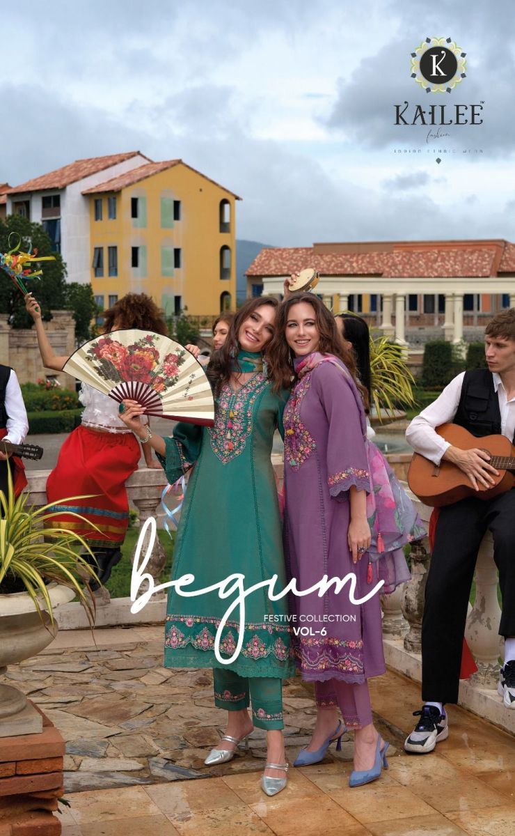 KAILEE-FASHION-BEGUM-VOL-6-VISCOSE-SIMMER-SILK-KURTI-SUPPLIER-IN-SURAT-1