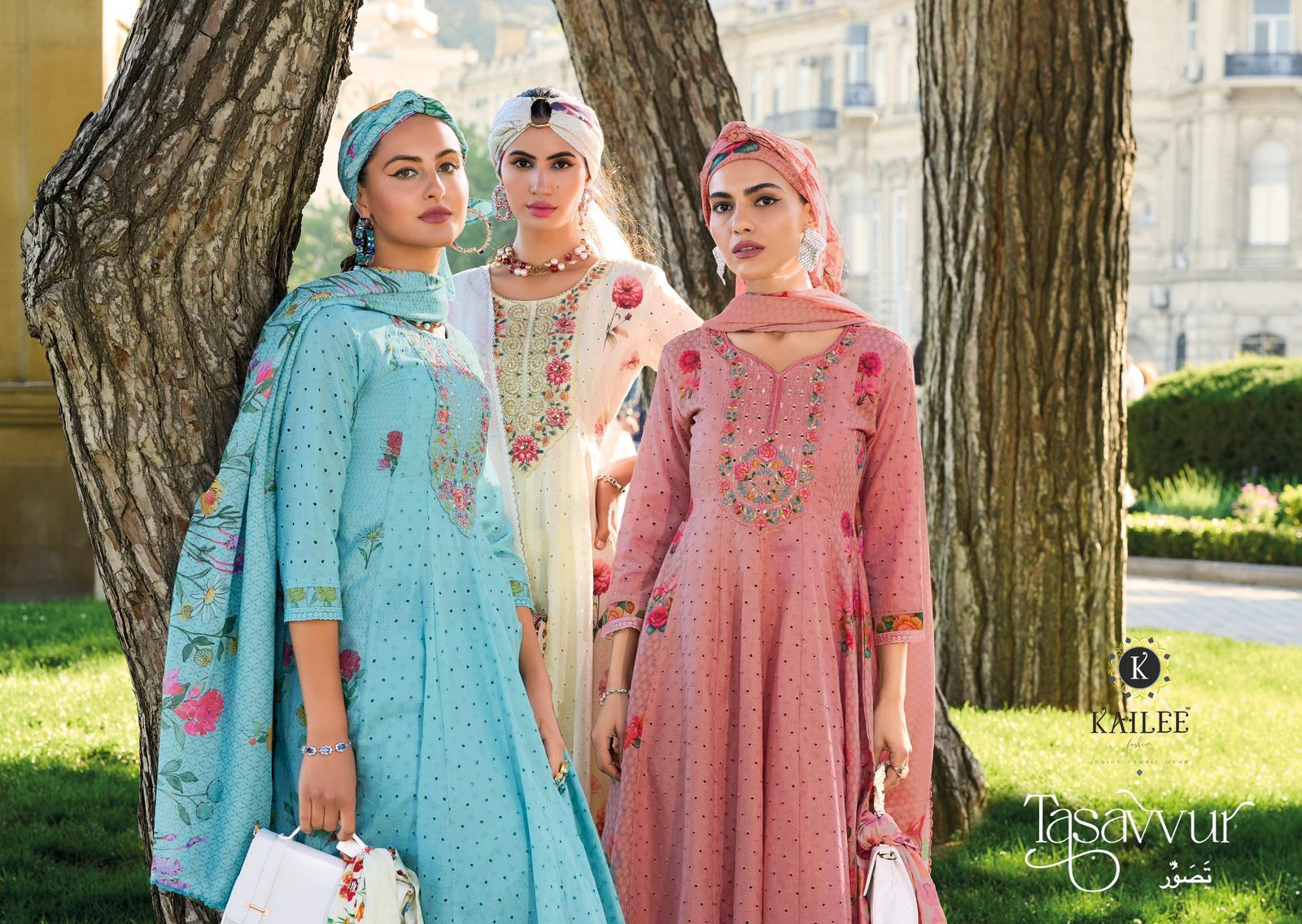 KAILEE-FASHION-TASAVVUR-READYMADE-CHIKNAKARI-COTTON-KURTI-SUPPLIER-IN-SURAT-11