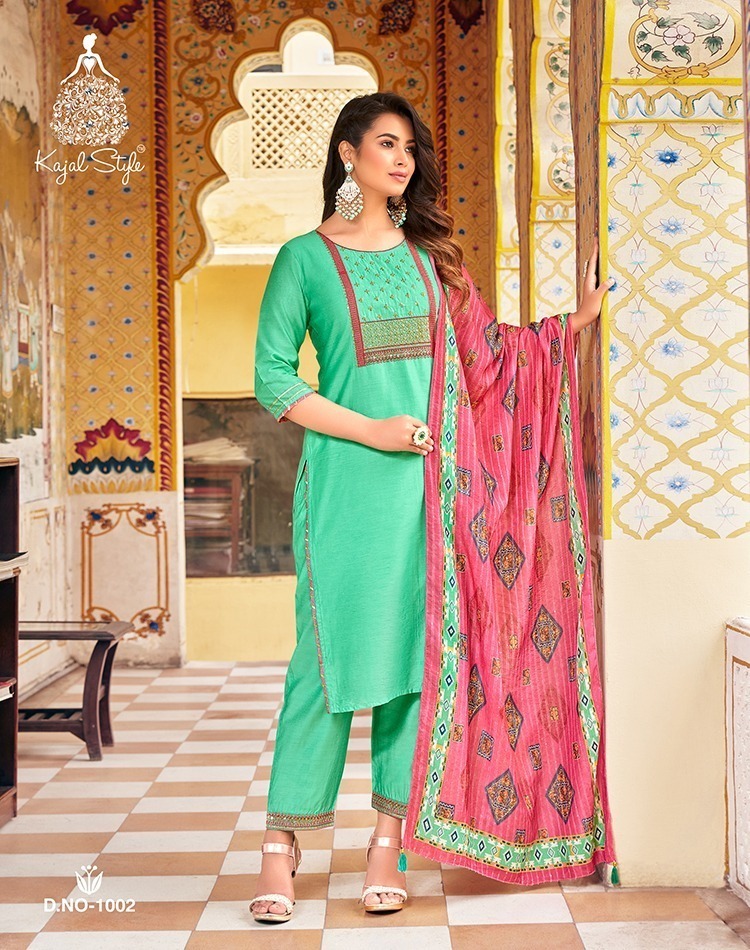 KAJAL-STYLE-AMBARSAIYA-VOL-1-STRAIGHT-KURTI-PANT-WITH-DUPATTA-3-PC-SET-2