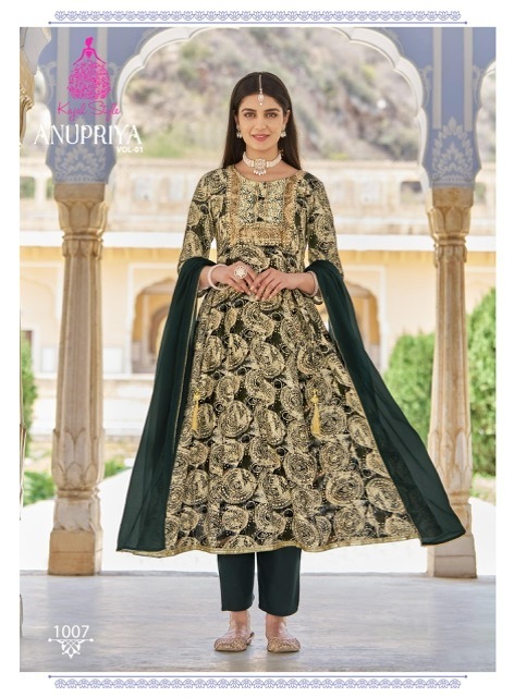 KAJAL-STYLE-ANUPRIYA-VOL-1-RAYON-GOWN-KURTI-PANT-WITH-DUPATTA-SUPPLIER-IN-SURAT-10