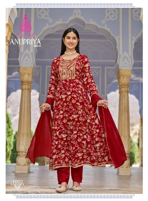 KAJAL-STYLE-ANUPRIYA-VOL-1-RAYON-GOWN-KURTI-PANT-WITH-DUPATTA-SUPPLIER-IN-SURAT-3