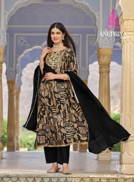 KAJAL-STYLE-ANUPRIYA-VOL-1-RAYON-GOWN-KURTI-PANT-WITH-DUPATTA-SUPPLIER-IN-SURAT-4