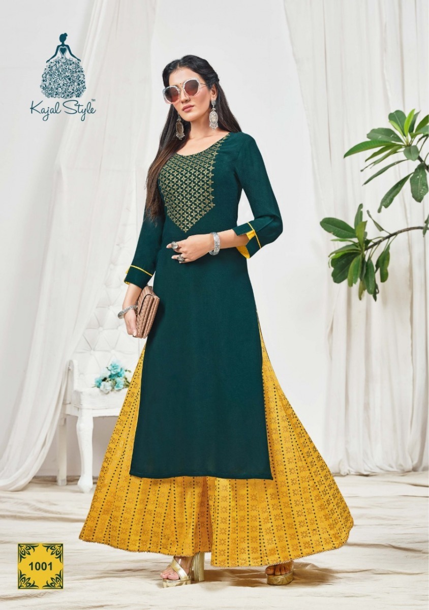 KAJAL-STYLE-FASHION-BLOOM-VOL-1-EMBROIDERED-KURTI-WITH-PLAZZO-SUPPLIER-JETPUR-3