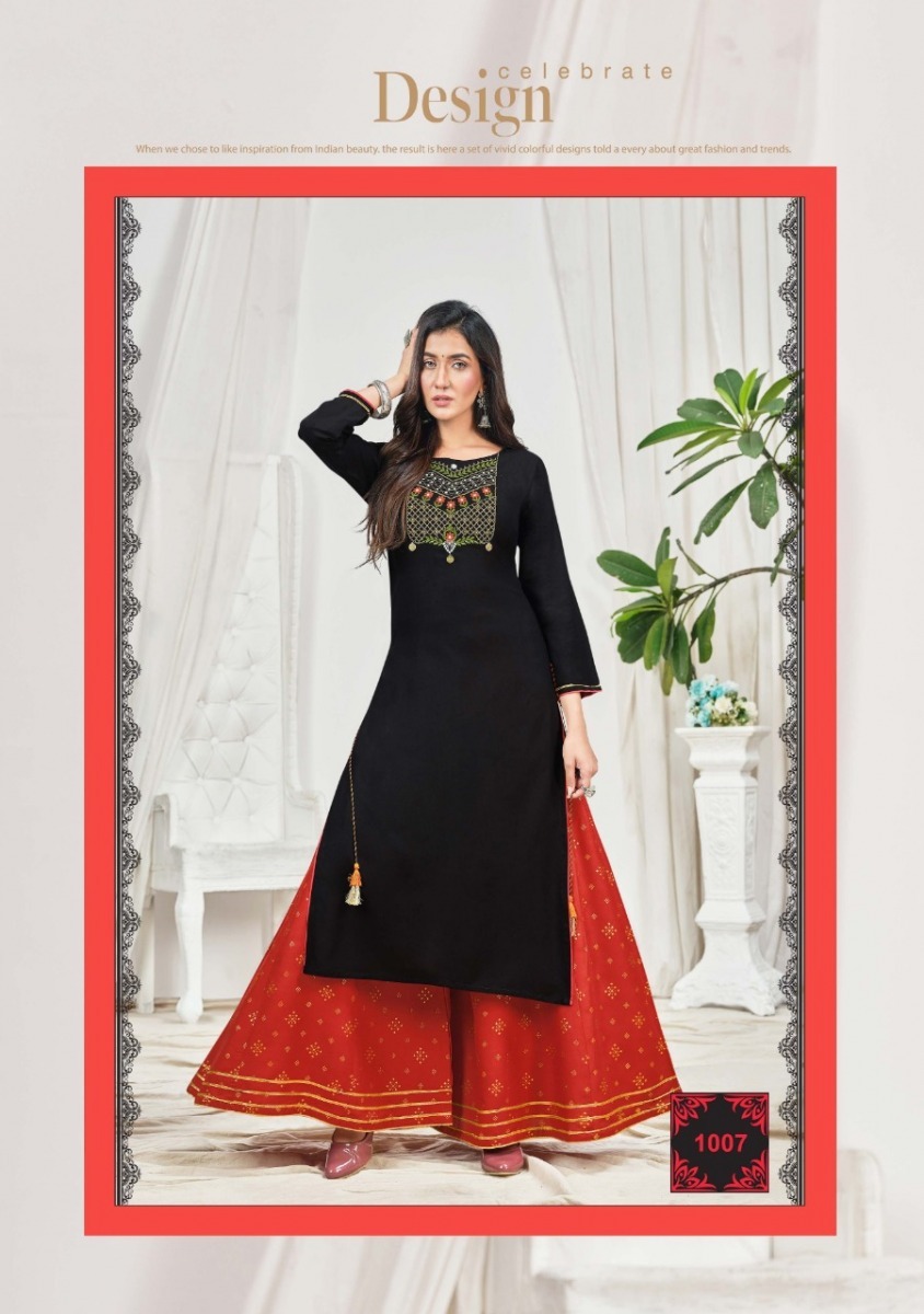 KAJAL-STYLE-FASHION-BLOOM-VOL-1-EMBROIDERED-KURTI-WITH-PLAZZO-SUPPLIER-JETPUR-9