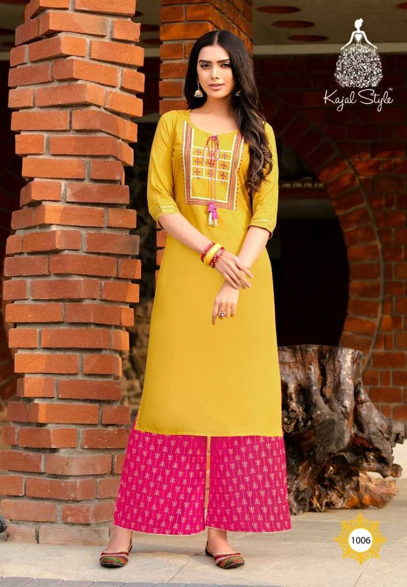 1_KAJAL-STYLE-FASHION-DIVA-VOL-1-KURTI-WITH-PLAZZO-WHOLESALER-SURAT-7