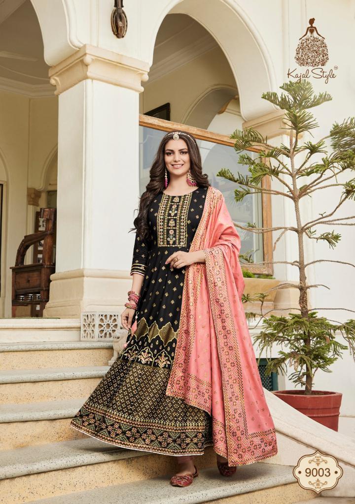 KAJAL-STYLE-GULZAR-VOL-9-RAYON-KURTI-SHARARA-WITH-DUPATTA-LATEST-CATALOGUE-5