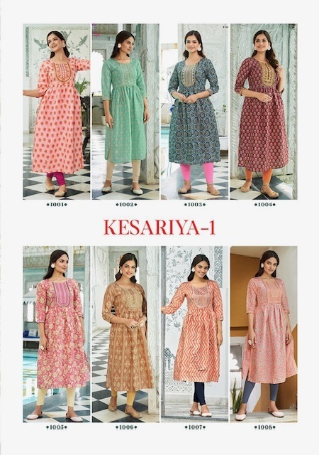 KAJAL-STYLE-KESARIYA-VOL-1-CHANDERI-PRINT-EMBROIDERY-KURTIS-ONLINE-SUPPLIER-10