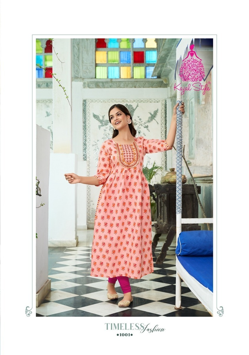 KAJAL-STYLE-KESARIYA-VOL-1-CHANDERI-PRINT-EMBROIDERY-KURTIS-ONLINE-SUPPLIER-2