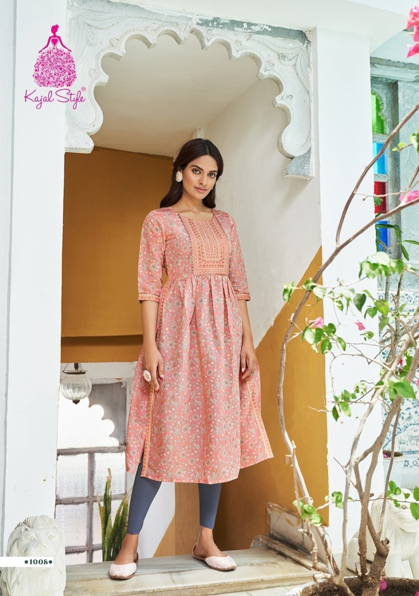 KAJAL-STYLE-KESARIYA-VOL-1-CHANDERI-PRINT-EMBROIDERY-KURTIS-ONLINE-SUPPLIER-9