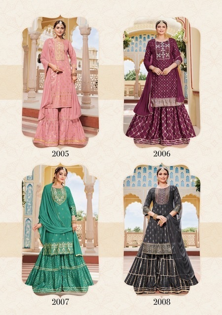 KAJAL-STYLE-MAAN-VOL-2-KURTI-PANT-WITH-DUPATTA-WHOLESALER-SURAT-6