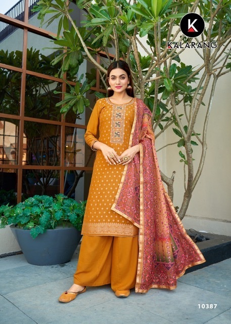 KALARANG-MITTAL-MUSLIN-DOLA-JACQUARD-SALWAR-SUITS-SUPPLIER-SURAT-2