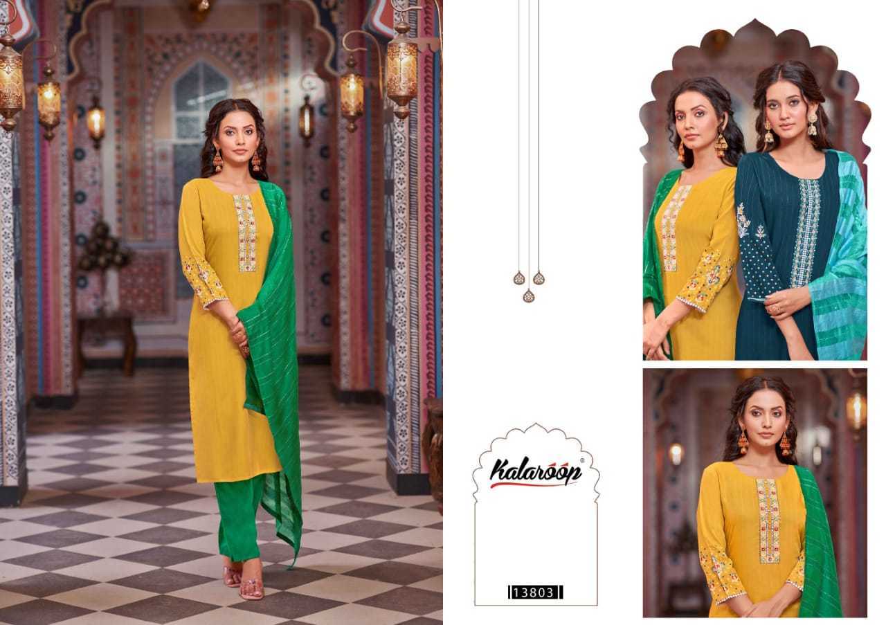 KALAROOP-KALINDI-READYMADE-KURTI-PANT-WITH-DUPATTA-BY-KAJREE-FASHION-5