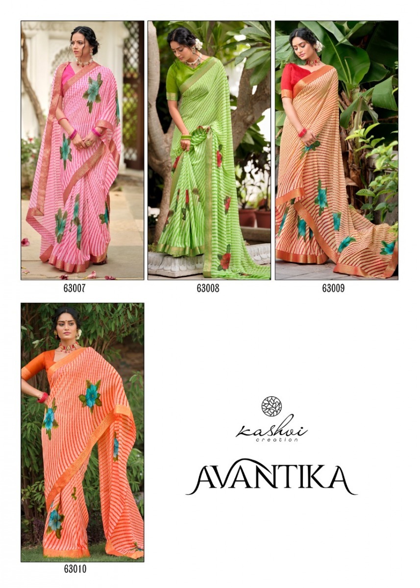 KASHVI-CREATION-AVANTIKA-GEORGETTE-PRINTED-SAREES-WHOLESALE-1