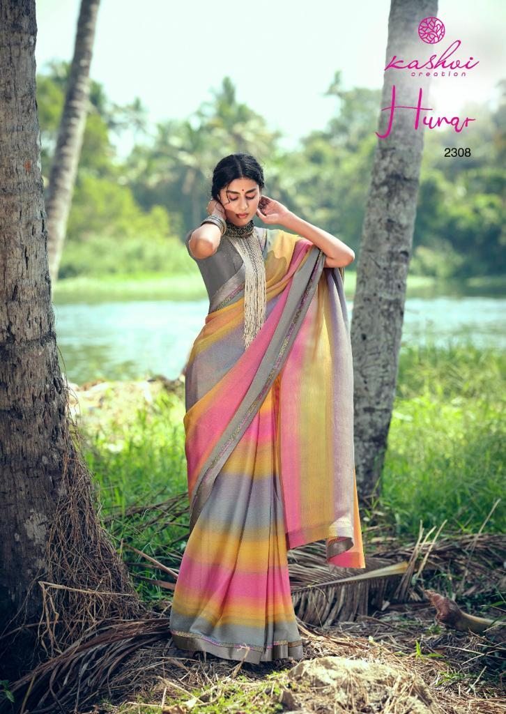 KASHVI-CREATION-HUNAR-CHIFFON-PRINTED-SAREES-WHOLESALER-4
