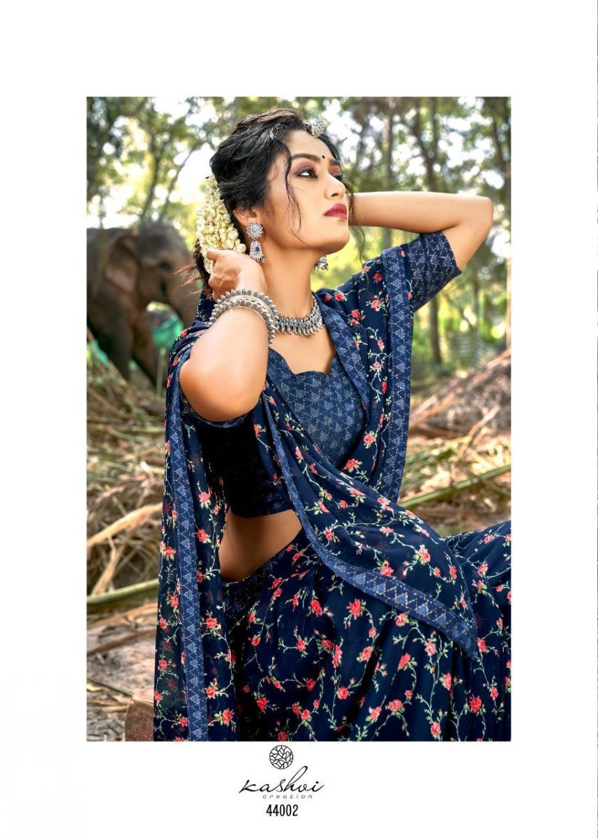 KASHVI-CREATION-PURVA-PRINTED-SAREES-WITH-FANCY-BLOUSE-WHOLESALE-3