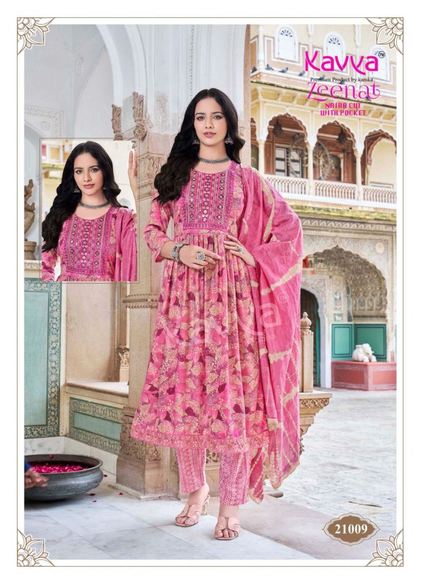 KAVYA-ZEENAT-VOL-21-PRINTED-NYRA-CUT-READYMADE-KURTI-SUPPLIER-IN-SURAT-6