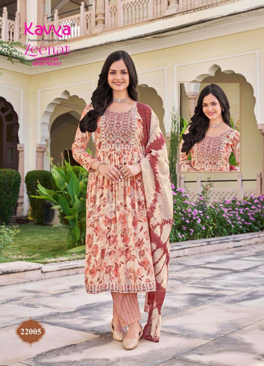 KAVYA-ZEENAT-VOL-22-PRINTED-NYRA-CUT-READYMADE-KURTI-SUPPLIER-10