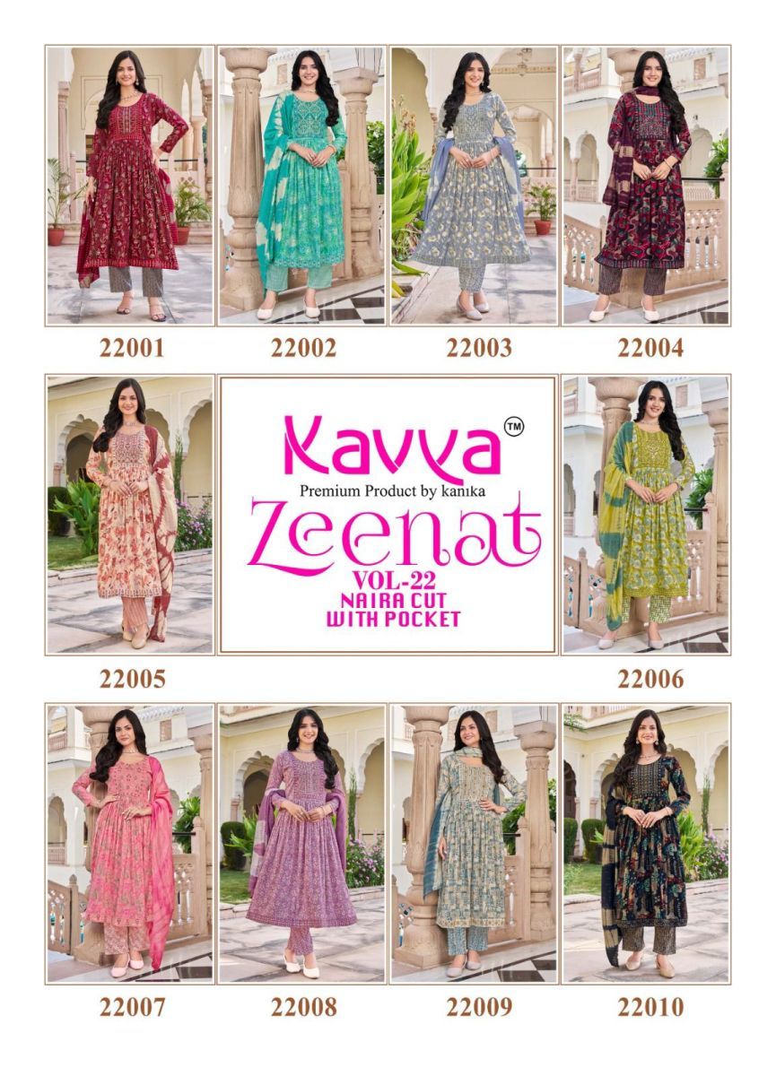 KAVYA-ZEENAT-VOL-22-PRINTED-NYRA-CUT-READYMADE-KURTI-SUPPLIER-2