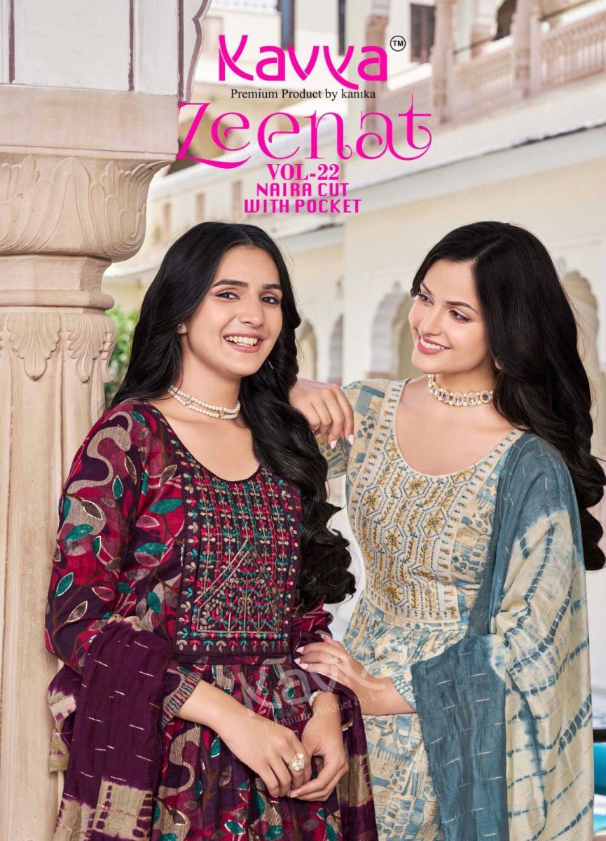 KAVYA-ZEENAT-VOL-22-PRINTED-NYRA-CUT-READYMADE-KURTI-SUPPLIER-3