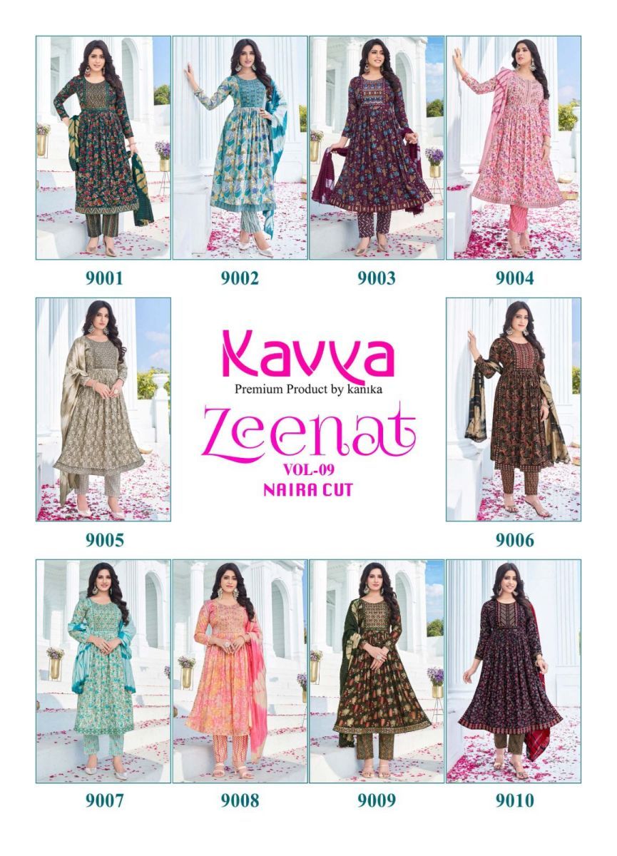KAVYA-ZEENAT-VOL-9-NAIRA-CUT-READYMADE-KURTIS-WHOLESALER-IN-SURAT-1