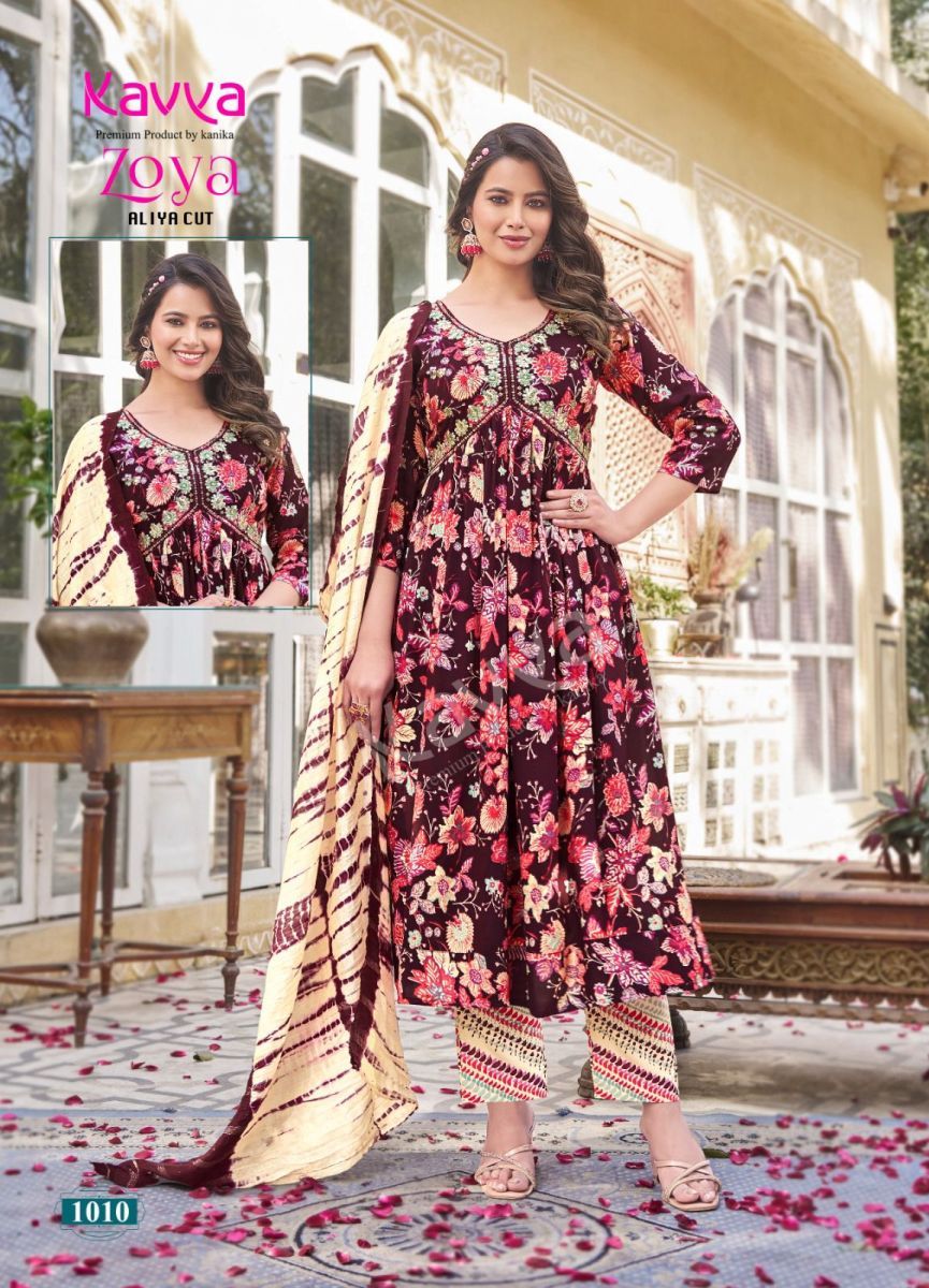 KAVYA-ZOYA-VOL-1-READYMADE-ALIYA-CUT-KURTI-WHOLESALER-IN-SURAT-2