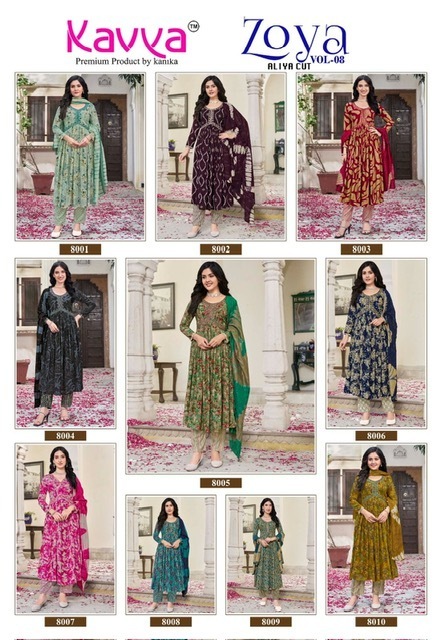 KAVYA-ZOYA-VOL-8-RAYON-PRINTED-ALIYA-CUT-KURTI-SUPPLIER-IN-SURAT-14