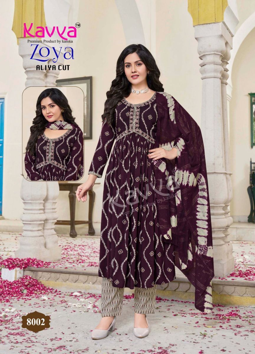 KAVYA-ZOYA-VOL-8-RAYON-PRINTED-ALIYA-CUT-KURTI-SUPPLIER-IN-SURAT-2