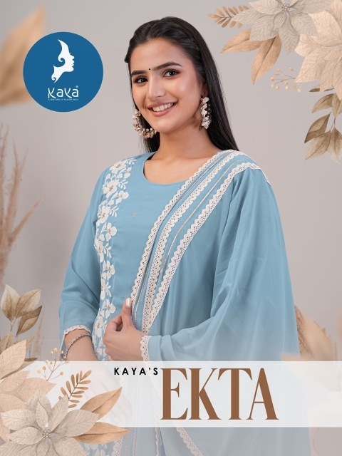 KAYA-EKTA-READYMADE-GEORGETTE-KURTI-CATALOGUE-WHOLESALER-IN-SURAT-1