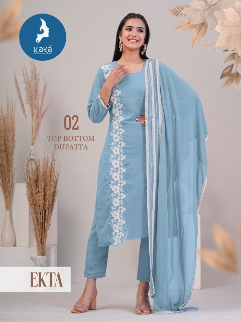 KAYA-EKTA-READYMADE-GEORGETTE-KURTI-CATALOGUE-WHOLESALER-IN-SURAT-3