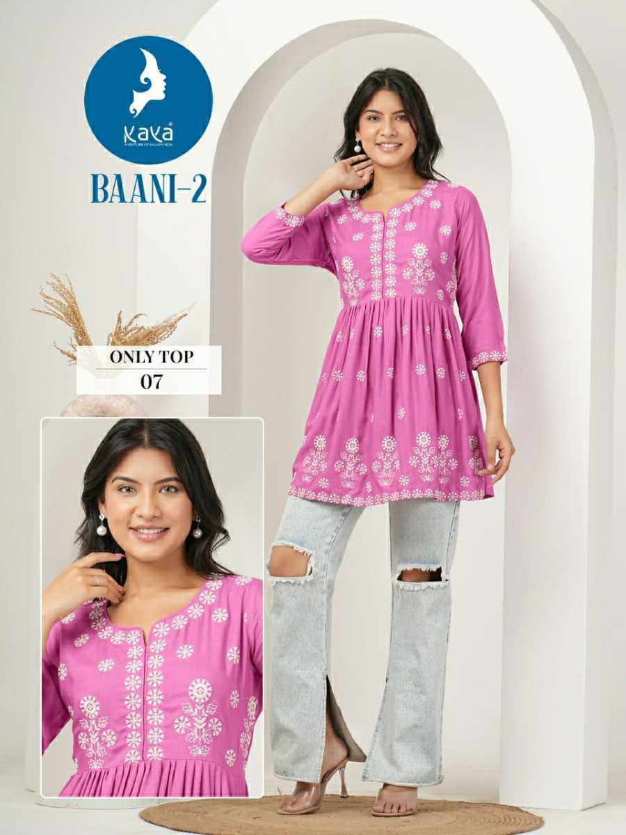 KAYA-KURTI-BAANI-2-RAYON-SHORT-KURTI-CATALOGUE-WHOLESALER-IN-SURAT-2
