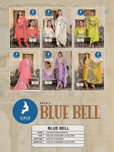KAYA-KURTI-BLUE-BELL-VISCOSE-CHANDERI-KURTI-WHOLESALER-IN-SURAT-6