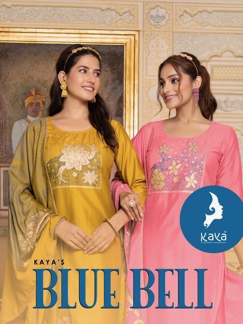 KAYA-KURTI-BLUE-BELL-VISCOSE-CHANDERI-KURTI-WHOLESALER-IN-SURAT-8