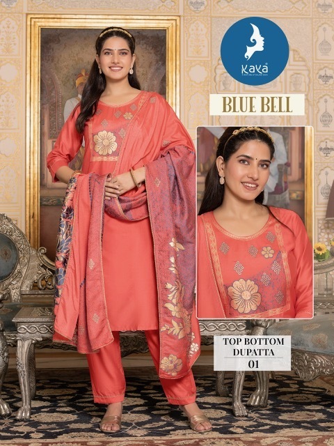 KAYA-KURTI-BLUE-BELL-VISCOSE-CHANDERI-KURTI-WHOLESALER-IN-SURAT-9