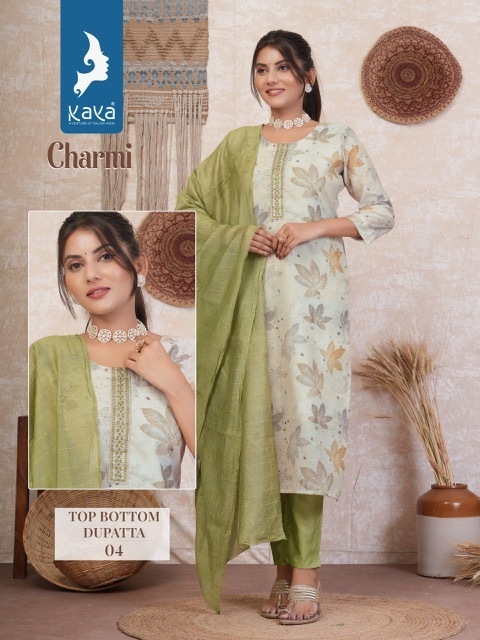 KAYA-KURTI-CHARMI-CHANDERI-SILK-KURTI-CATALOGUE-WHOLESALER-IN-SURAT-1