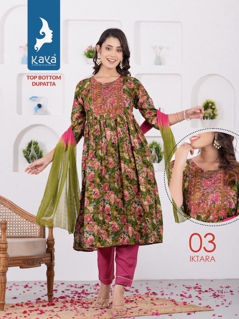 KAYA-KURTI-IKTARA-3-PIECE-RAYON-NYRA-CUT-KURTI-SUPPLIER-IN-SURAT-4