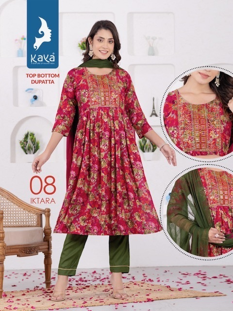 KAYA-KURTI-IKTARA-3-PIECE-RAYON-NYRA-CUT-KURTI-SUPPLIER-IN-SURAT-9