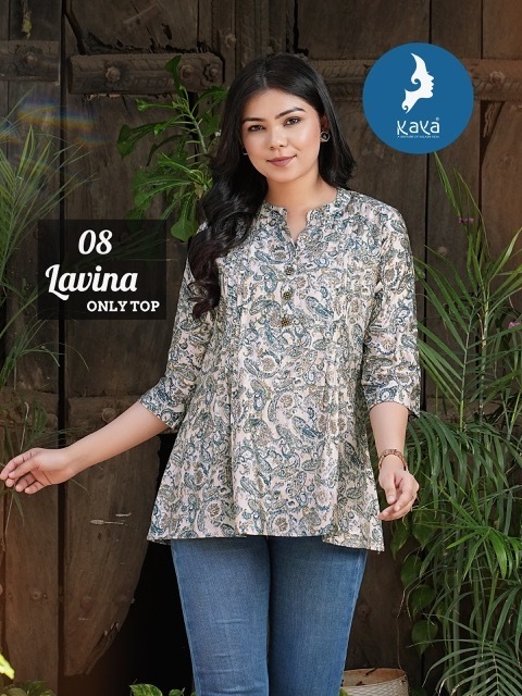 KAYA-KURTI-LAVINA-CHANDERI-SHORT-KURTIS-CATALOGUE-DISTRIBUTOR-IN-SURAT-13