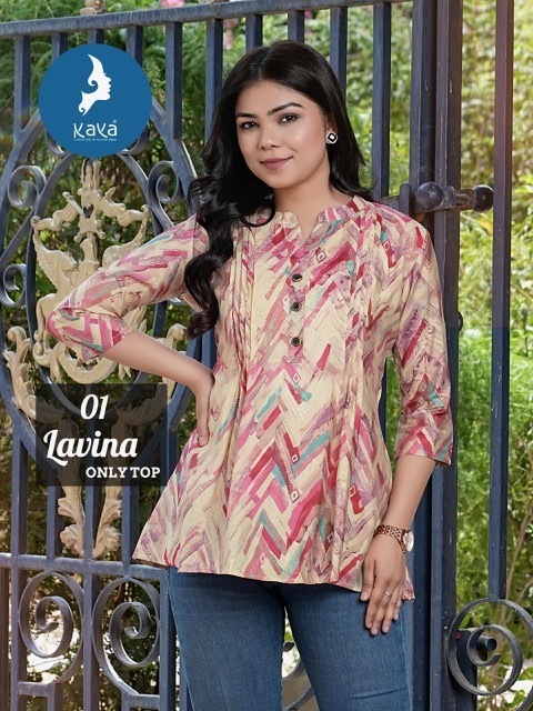 KAYA-KURTI-LAVINA-CHANDERI-SHORT-KURTIS-CATALOGUE-DISTRIBUTOR-IN-SURAT-16