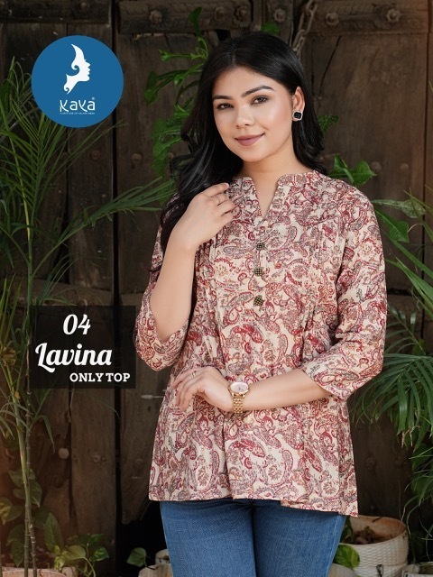 KAYA-KURTI-LAVINA-CHANDERI-SHORT-KURTIS-CATALOGUE-DISTRIBUTOR-IN-SURAT-7