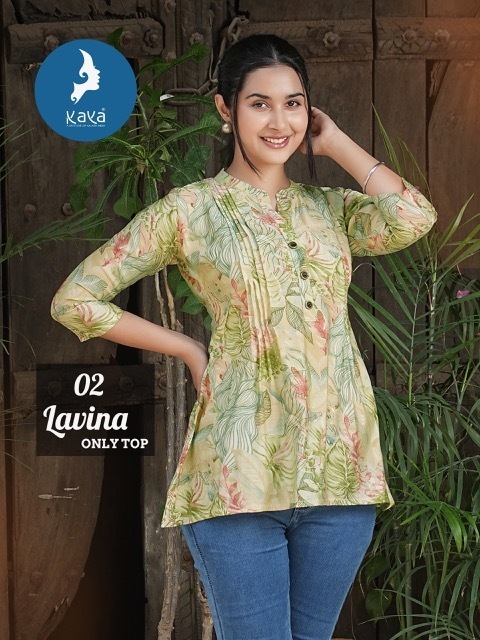KAYA-KURTI-LAVINA-CHANDERI-SHORT-KURTIS-CATALOGUE-DISTRIBUTOR-IN-SURAT-8