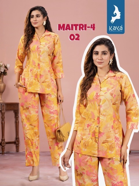 KAYA-KURTI-MAITRI-4-CHADERI-PRINT-CO-ORD-SET-WHOLESALER-IN-SURAT-1
