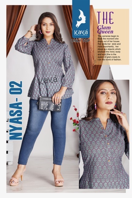 KAYA-KURTI-NYASA-COTTON-PRINT-SHORT-KURTIS-DISTRIBUTOR-IN-SURAT-3
