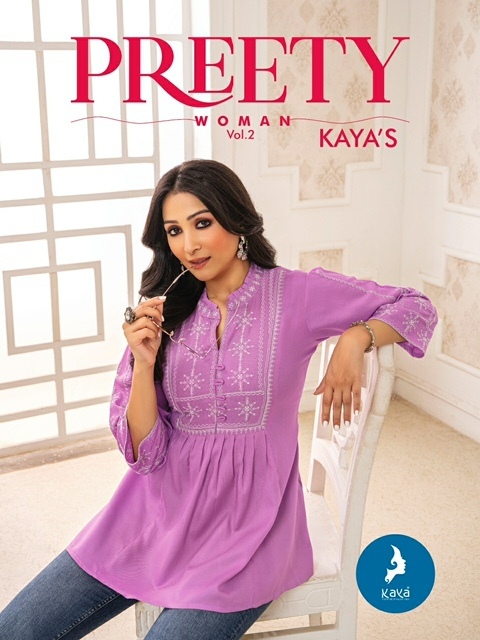 KAYA-KURTI-PRETTY-WOMEN-VOL-2-RAYON-SHORT-KURTI-DISTRIBUTOR-IN-SURAT-1