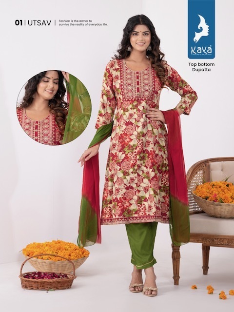 KAYA-KURTI-UTSAV-TOP-BOTTOM-WITH-DUPATTA-CATALOGUE-WHOLESALER-IN-SURAT-3
