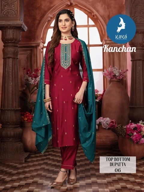 KAYA-KURTIS-KANCHAN-ROMAN-SILK-READYMADE-KURTI-WHOLESALER-IN-SURAT-9