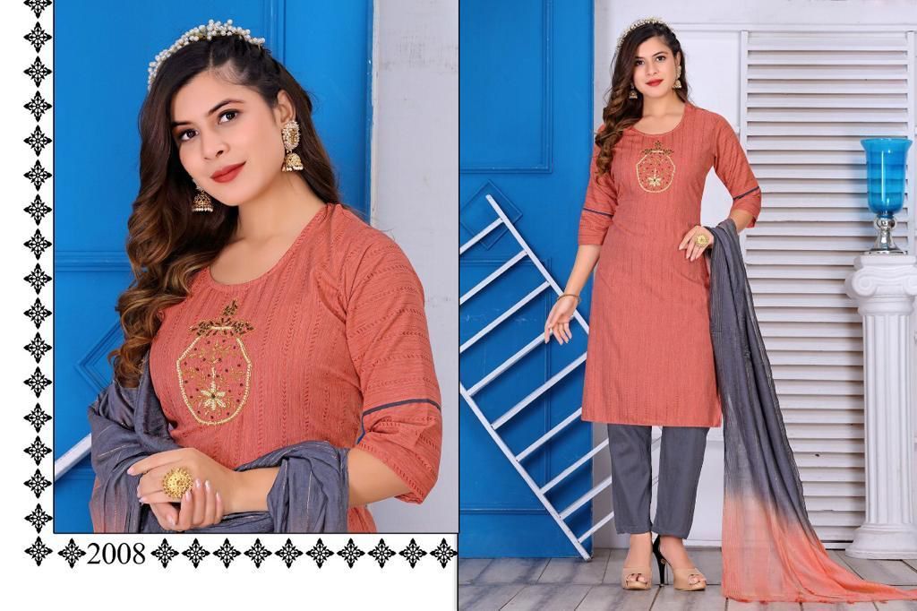 KC-MALANG-RAYON-HANDWORK-KURTI-PNAT-WITH-DUPATTA-LATEST-CATALOGUE-9