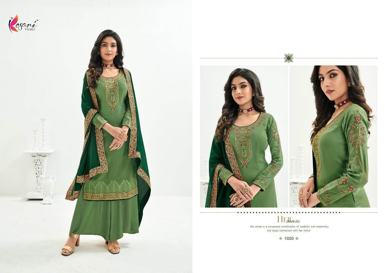 KESARI-RAJOO-VOL-1-1017-1024-EMBROIDERED-SILK-SUITS-AT-WHOLESALE-4